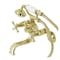 Kingston Brass KS226PB Wall Mount Tub Faucet with Hand Shower, Polished Brass KS226PB - alternate 1